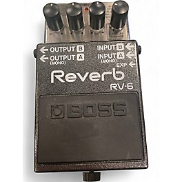 Used BOSS RV6 Digital Reverb Effect Pedal