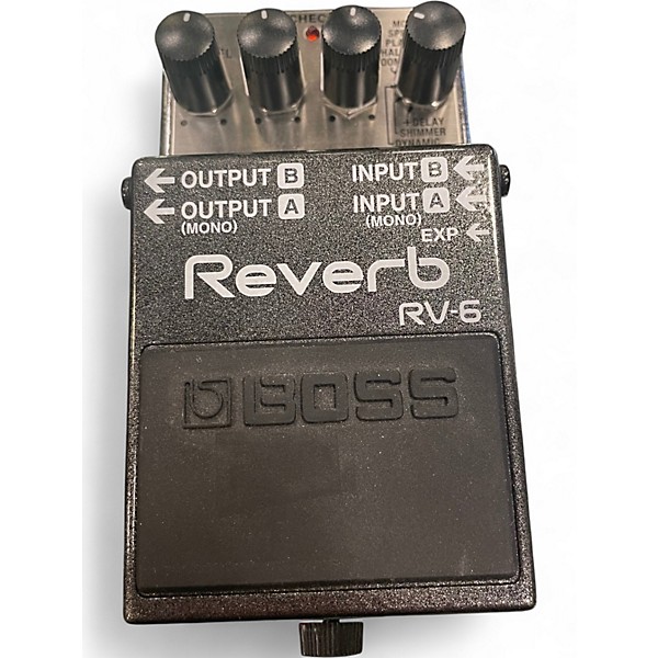 Used BOSS RV6 Digital Reverb Effect Pedal