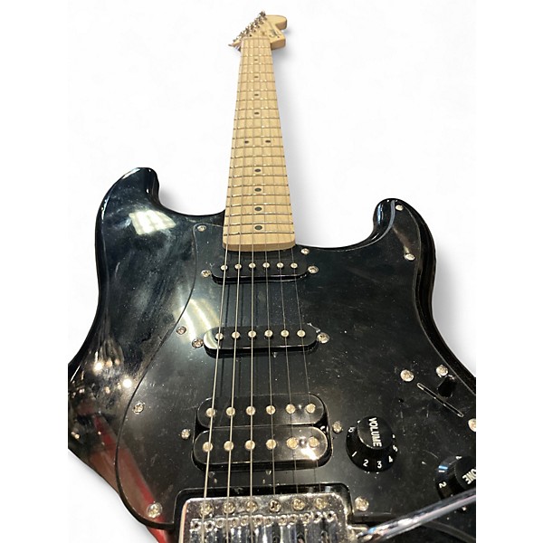 Used Squier Bullet Stratocaster Black Solid Body Electric Guitar