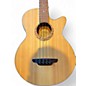 Used Luna LAB 30 TRIBAL Natural Acoustic Bass Guitar