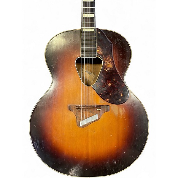 Vintage 1955 Gretsch Guitars TOWN AND COUNTRY 6021 2 Tone Sunburst Acoustic Guitar