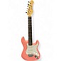 Used Stagg strat Pink Solid Body Electric Guitar thumbnail