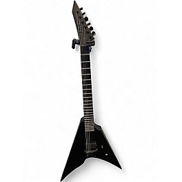 Used ESP LTD Arrow Black Metal Black Solid Body Electric Guitar
