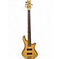Used Schecter Guitar Research Stiletto Custom 5 String Natural Satin Electric Bass Guitar thumbnail