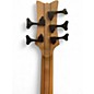 Used Schecter Guitar Research Stiletto Custom 5 String Natural Satin Electric Bass Guitar
