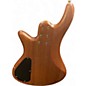 Used Schecter Guitar Research Stiletto Custom 5 String Natural Satin Electric Bass Guitar