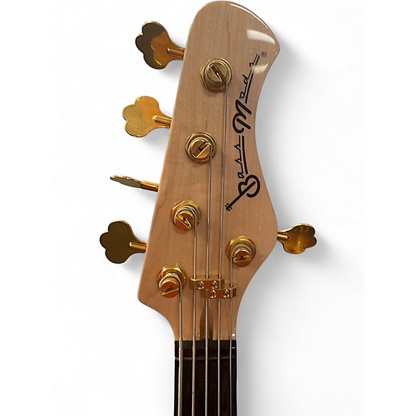 Used Bass Mods 5 String J Bass Natural Electric Bass Guitar