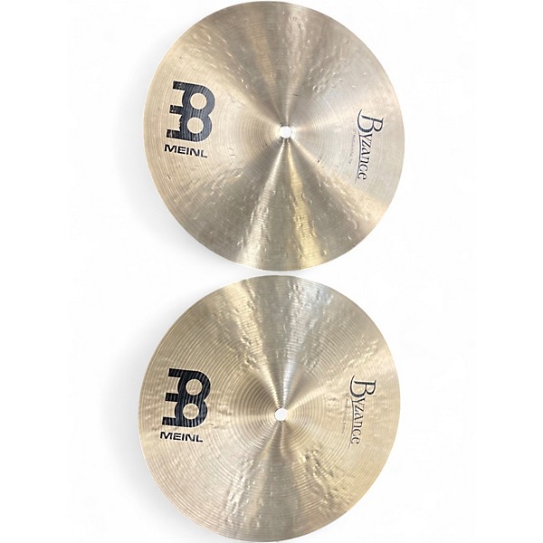 Used MEINL 12in Byzance Medium Hi Hat Pair Cymbal