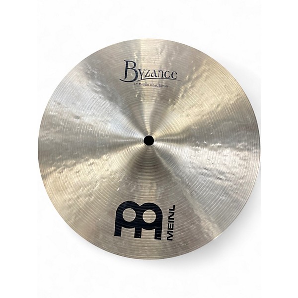 Used MEINL 12in Byzance Medium Hi Hat Pair Cymbal