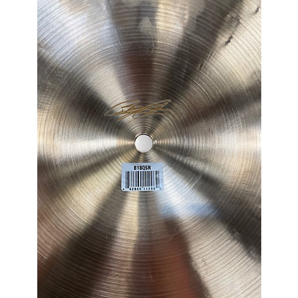 Used MEINL 18in BYZANCE QUICK SAND RIDE Cymbal