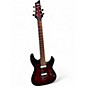 Used Schecter Guitar Research Demon 6 Crimson Red Burst Solid Body Electric Guitar thumbnail