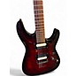 Used Schecter Guitar Research Demon 6 Crimson Red Burst Solid Body Electric Guitar