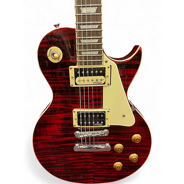 Used Vintage v100 red Solid Body Electric Guitar