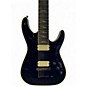 Used Schecter Guitar Research Blackjack C7 Black Solid Body Electric Guitar