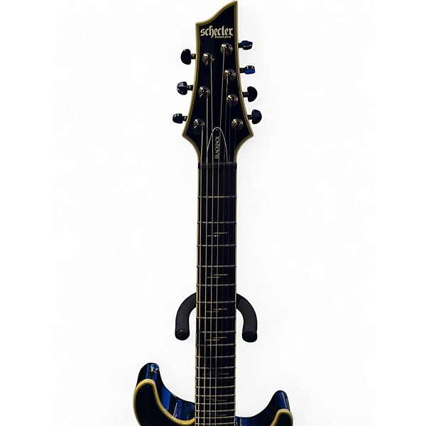 Used Schecter Guitar Research Blackjack C7 Black Solid Body Electric Guitar