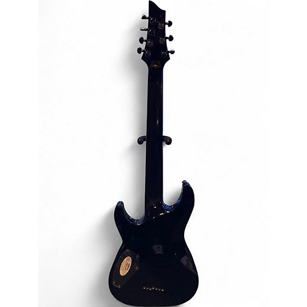 Used Schecter Guitar Research Blackjack C7 Black Solid Body Electric Guitar