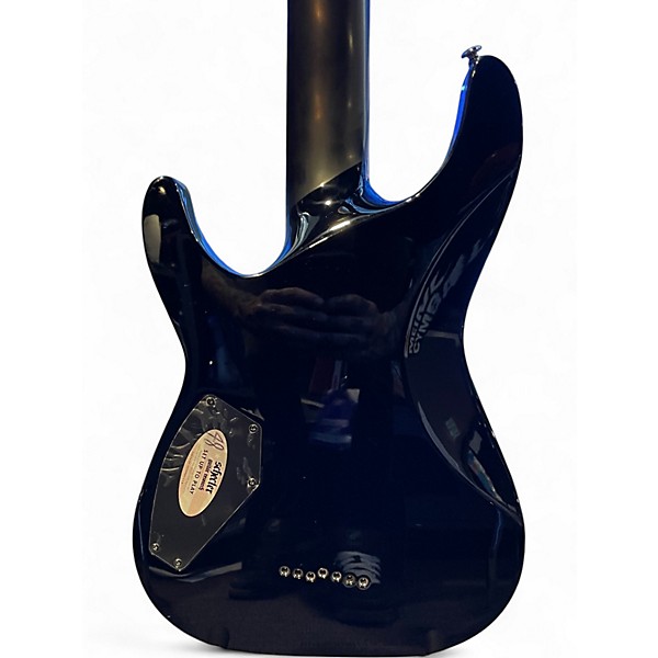 Used Schecter Guitar Research Blackjack C7 Black Solid Body Electric Guitar