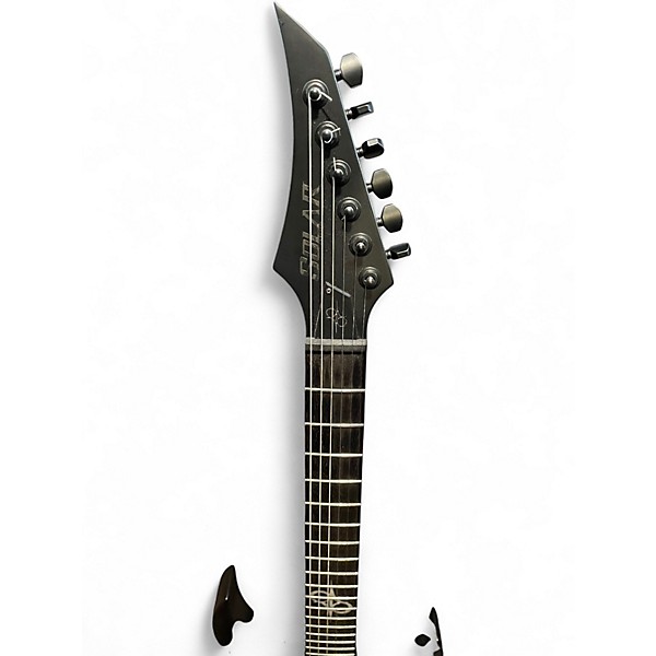 Used Solar Guitars A6.2 Flat Black Solid Body Electric Guitar
