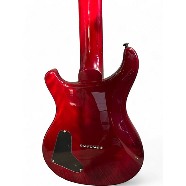 Used PRS SVN SE Crimson Red Trans Solid Body Electric Guitar