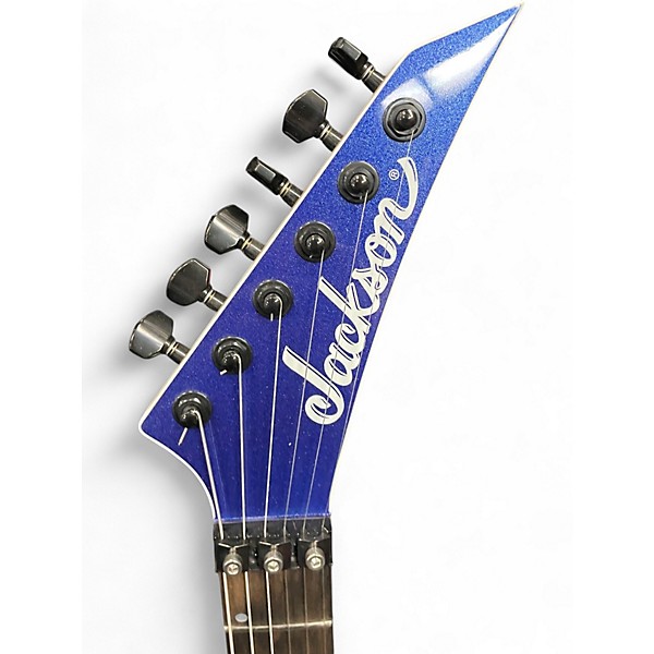 Used Jackson American Virtuoso blue Solid Body Electric Guitar