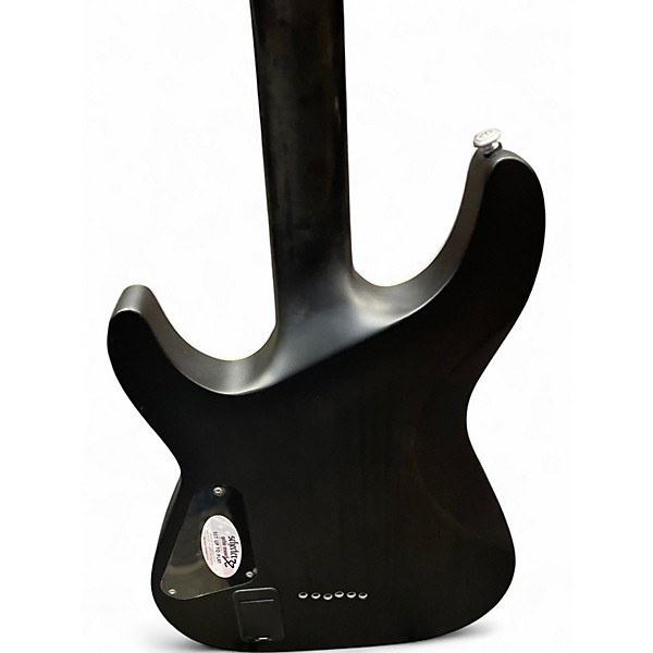 Used Schecter Guitar Research C1 Platinum Trans Black Solid Body Electric Guitar