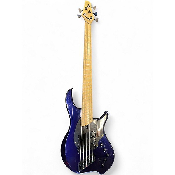 Used Dingwall NG3 Combustion 5 Metallic Purple Electric Bass Guitar