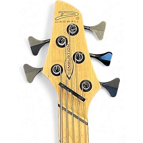 Used Dingwall NG3 Combustion 5 Metallic Purple Electric Bass Guitar