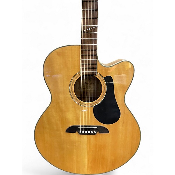 Used Alvarez AJ60SC NAT Natural Acoustic Electric Guitar