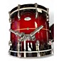 Used Pearl 4 Piece Professional Series Maple Redburst Stripe Drum Kit