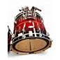 Used Pearl 4 Piece Professional Series Maple Redburst Stripe Drum Kit