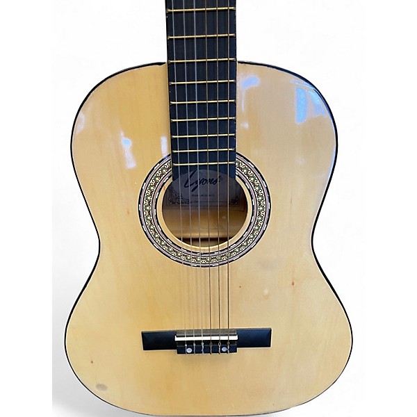 Used Lyons ACG3610 Left Handed Natural Classical Acoustic Guitar