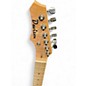 Used Davison Full Size Left Handed Trans Blue Solid Body Electric Guitar