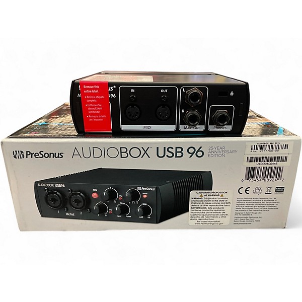 Used PreSonus Audio Box USB 96 Audio Interface