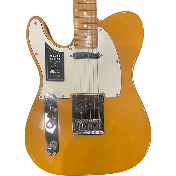 Used Fender Player Series Telecaster Butterscotch Blonde Solid Body Electric Guitar