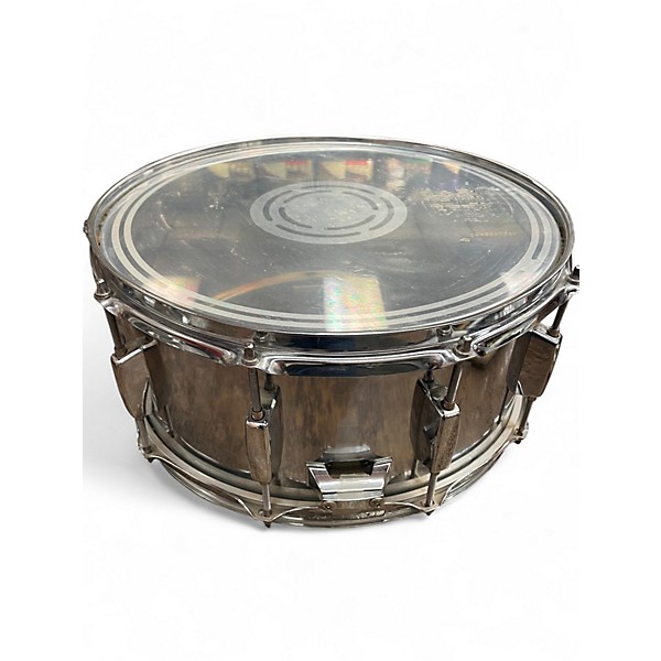 Used Rogers 14in Steel Shell Snare Chrome Drum
