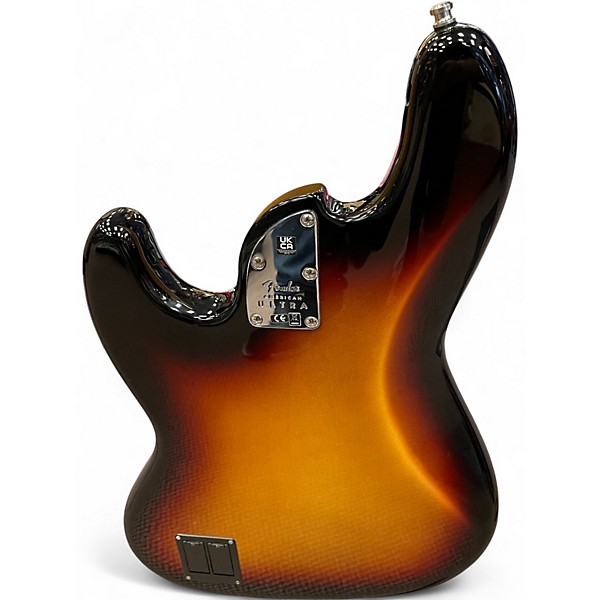 Used 2023 Fender Active Jazz Bass 3 Color Sunburst Electric Bass Guitar