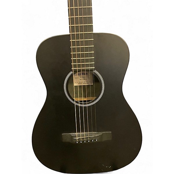 Used Martin LX Black Black Acoustic Guitar