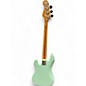 Used Squier Precision Bass Surf Green Electric Bass Guitar