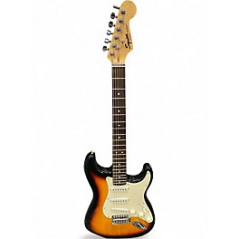Used Squier Standard Stratocaster 2 Color Sunburst Solid Body Electric Guitar