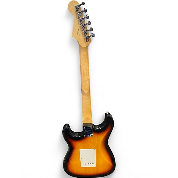 Used Squier Standard Stratocaster 2 Color Sunburst Solid Body Electric Guitar