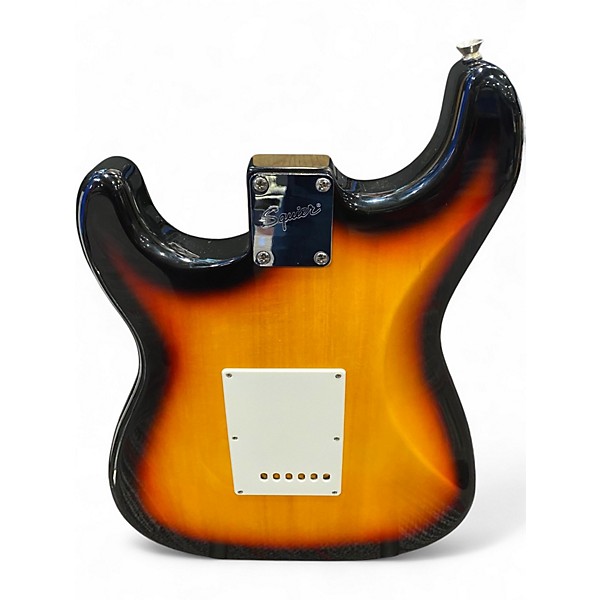 Used Squier Standard Stratocaster 2 Color Sunburst Solid Body Electric Guitar