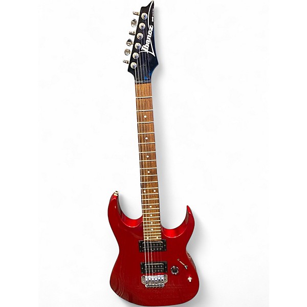 Used Ibanez RG120 Candy Apple Red Metallic Solid Body Electric Guitar