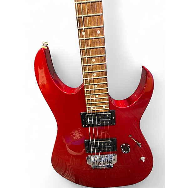 Used Ibanez RG120 Candy Apple Red Metallic Solid Body Electric Guitar