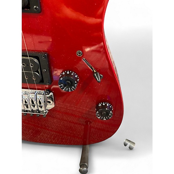 Used Ibanez RG120 Candy Apple Red Metallic Solid Body Electric Guitar
