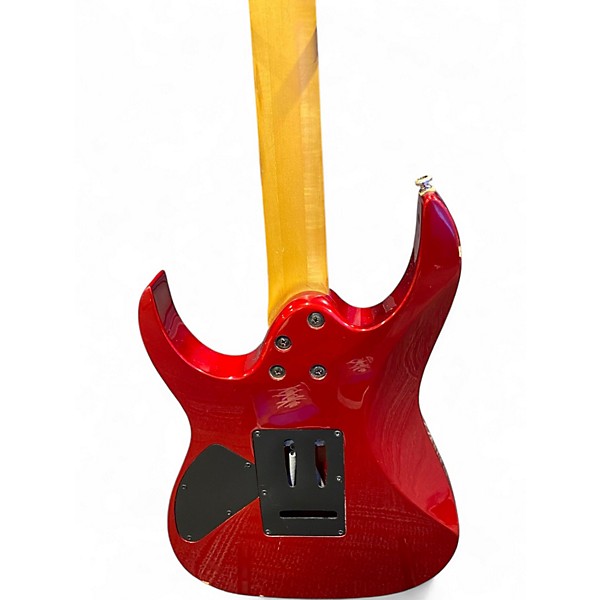 Used Ibanez RG120 Candy Apple Red Metallic Solid Body Electric Guitar
