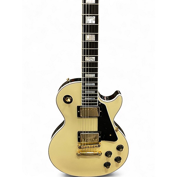 Used 2025 Gibson LES PAUL CUSTOM 70'S Buttercream Solid Body Electric Guitar