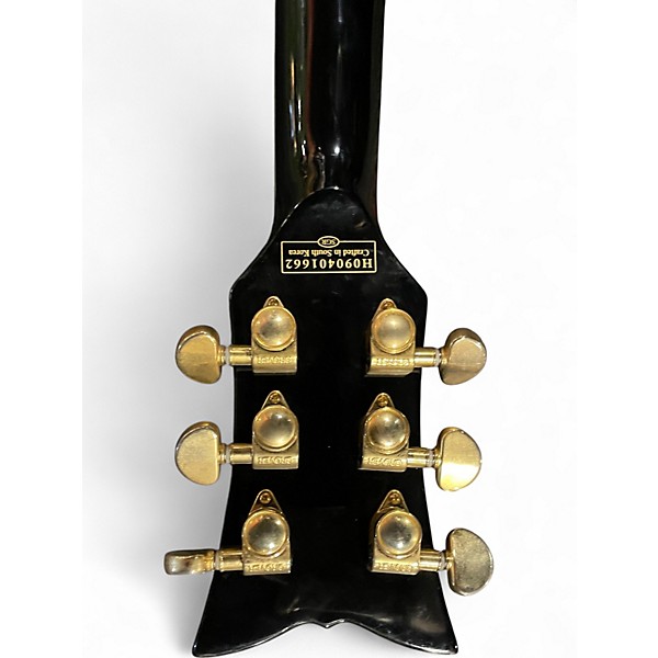 Used Schecter Guitar Research Tempest Custom Black Solid Body Electric Guitar