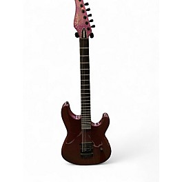 Used Schecter Guitar Research Danskimo-6 Purple Solid Body Electric Guitar