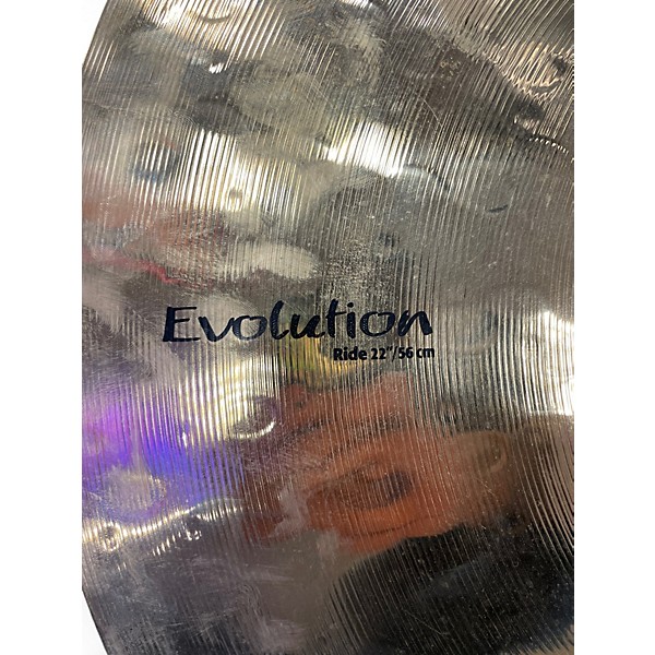 Used 2024 SABIAN 22in HHX Evolution Ride Cymbal