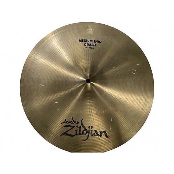 Used Zildjian 16in Medium Thin Crash Cymbal